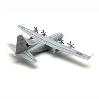1/200 C-130J Super Hercules Pesawat Transportasi Model Diecast USAF Pesawat Kargo Militer Koleksi Pajangan