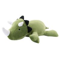 Peluche Dinosaure lestée unisexe en polyester avec rembourrage en coton PP, chauffable au micro-ondes, 31cm-50cm, pour les 8-13 ans, vente en gros transfrontalière