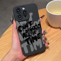Date Lettre Impression Élève Oeil Pro Caméra Trou TPU Housse de Téléphone Portable pour Iphone 7 8 X Xr Xs 11 12 13 14 15 16 17 Pro Max
