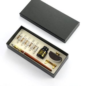 Set di penne e <span class=keywords><strong>pennini</strong></span> <span class=keywords><strong>per</strong></span> bottiglie Vintage europeo regalo d'affari - Product Image 5