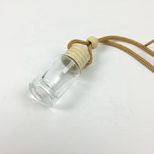 Hot Selling 8ml Round <strong>Skull</strong> Shape Hanging Diffuser Car Perfume <strong>Bottle</strong> Car Essential Oil <strong>Glass</strong> <strong>Bottle</strong> Car air Freshener <strong>Bottle</strong> - Product Image 4