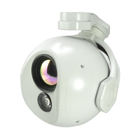 Pesawat Helikopter Dual-Sensor pelacak objek 25x Zoom 4K EO + IR kamera pencitraan termal