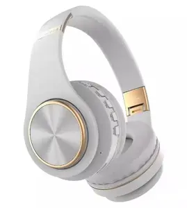 Penjualan Panas Dilipat Over-Ear Headset BT Earphone Nirkabel Headphone Gaming T8 Headphone untuk PC Audio