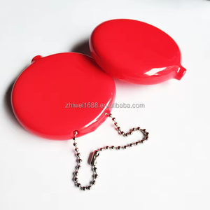 Porte-monnaie mini en silicone personnalisé, porte-monnaie en silicone, étui à monnaie en silicone, pochette à monnaie en caoutchouc PVC avec porte-clés - Product Image 6