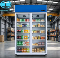 Réfrigérateur et congélateur C OEM 818L, équipement de cuisine commerciale, équipement de réfrigération pour restaurants, armoire frigorifique, congélateurs pour la vente au détail