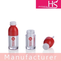 Tube en plastique vide pour huile à lèvres, gloss, blush liquide, avec logo personnalisé, idéal pour l'emballage de cosmétiques et de jus.