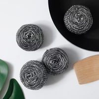 Brosse de nettoyage en acier inoxydable, brosse de nettoyage pour lave-vaisselle, brosse en fil d'acier, vente en gros personnalisée