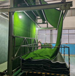 Gazon artificiel vert pour aménagement paysager, <span class=keywords><strong>tapis</strong></span> synthétique décontracté d'extérieur 20 mm, prix de gros - Product Image 6