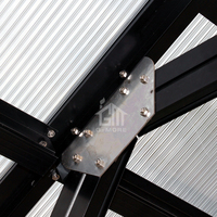 Serre extérieure préfabriquée G-MORE, jardin d'hiver, aluminium, polycarbonate, serre à toit en pente, véranda, 10x5 mètres