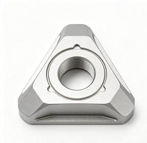 Custom CNC Machined Aluminum Hex Nut Turning Component Metal <b>Tooling</b> Service - Product Image 6
