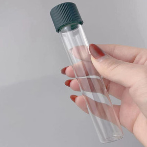 10Ml 15Ml <span class=keywords><strong>20Ml</strong></span> 30Ml 50Ml Rõ Ràng Vòng Con Kính Ống Thủy Tinh Nhỏ Với Vít Cap - Product Image 4