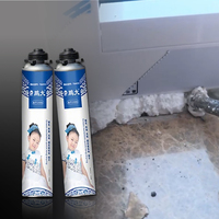 Haute expansion ignifuge résistance à l'humidité Pu mousse calfeutrage isolation joint polyuréthane mousse calfeutrage pulvérisation Pu mousse
