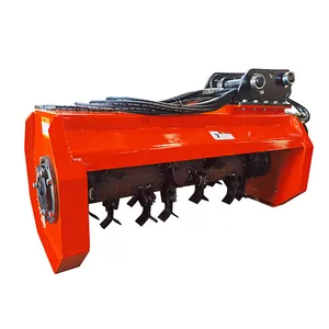 800mm 1600mm Working Width Excavator Flail Mower Brush Cutter Attachment With Hammer Blades