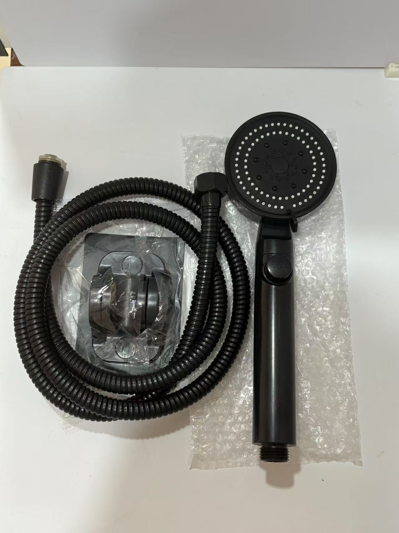 Set doccia nera