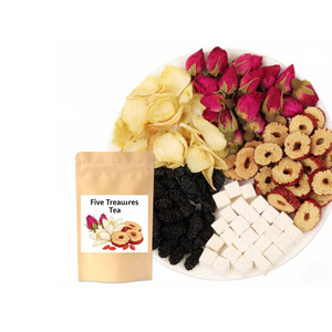 Thé santé à la rose en gros 100g, mélange de tisanes en sachet, thé santé aux fruits, thé aux fleurs de lys - Product Image 1