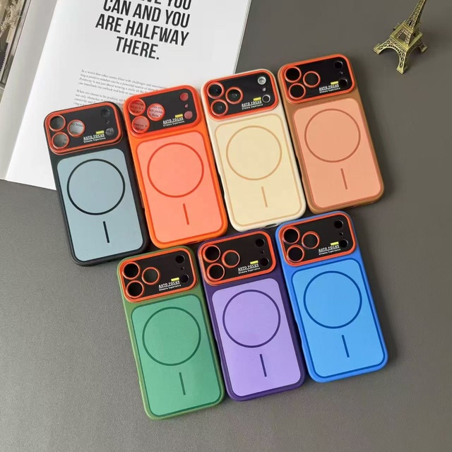 For iPhone 17 16 15 14 13 12 Printed Magnetic Designer TPU Phone Case for TECNO SPARK 40 CAMON 40 Orange Protection Phone Cover