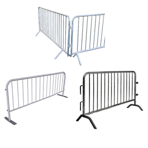Barricadas temporales de Seguridad de Tráfico de acero metálico para control de multitudes, valla de seguridad <span class=keywords><strong>en</strong></span> construcción de tráfico, construcción de edificios - Product Image 3
