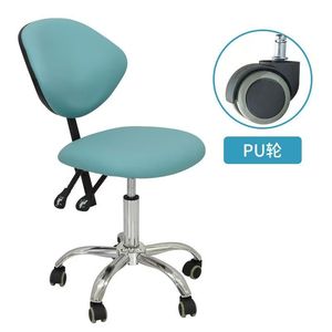 Beauty Salon Lift <b>Saddle</b> <b>Stool</b> Chair With Backrest With Foot Ring Rolling Chair for Salon Barber Chair - Product Image 4