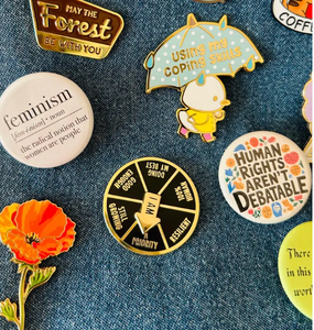 Pin de Esmalte Duro con Diseño de Pato, Habilidades para el Manejo de <span class=keywords><strong>la</strong></span> Ansiedad, Metal Pintado para Chapado en Oro, Salud Mental, Recuperación de Traumas, Terapia, Logotipo, Diseño Kawaii - Product Image 3