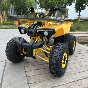 <span class=keywords><strong>Cuatrimoto</strong></span> Todoterreno Amarilla de <span class=keywords><strong>4</strong></span> Ruedas y 125cc, <span class=keywords><strong>4</strong></span> Tiempos, con Cabrestante y Barra de Luces LED, ATV EC - Product Image 2