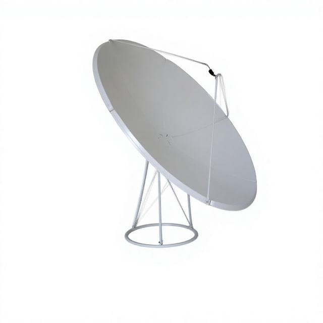Ground Mount 18m/180cm Prime Focus Satellite Dish Antenna 6ft TV Antenna Digital Satellite Receiver 3.4-4.2GHz Frequency Range