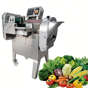 Cortadora de Verduras Multifuncional Eléctrica Comercial, Rebanadora/Picadora de Verduras, Cortadora de Verduras Totalmente Automática para Cantinas - Product Image 1