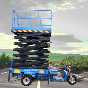 Elevador de tijera eléctrico 6M-16M Skylift Elevador móvil Andamio Elevador de tijera hidráulico eléctrico - Product Image 4