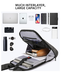 Zaino per laptop da lavoro ultrasottile impermeabile alla moda borsa a zaino leggera per borsa da viaggio da uomo - Product Image 5