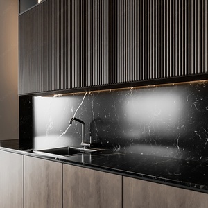 เฟอร์นิเจอร์<span class=keywords><strong>ครัว</strong></span>ทรงตัวแอล สไตล์โมเดิร์น อเนกประสงค์ บานพับในตั<span class=keywords><strong>ว</strong></span> หรูหรา ชุดครั<span class=keywords><strong>ว</strong></span>ครบชุด ตู้แบบเปิด - Product Image 5