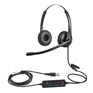 Casque de centre d'appel stéréo fabriqué en usine Casque Casque USB <span class=keywords><strong>Anti</strong></span> <span class=keywords><strong>Bruit</strong></span> avec annulation du <span class=keywords><strong>bruit</strong></span> du microphone pour une utilisation en conférence - Product Image 6