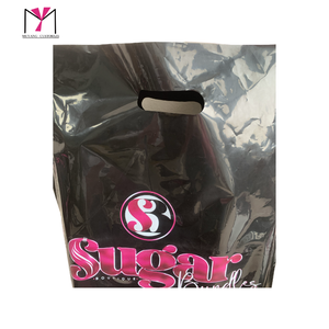 Sacs postaux en polyéthylène HDPE verts avec logo personnalisé, sacs en plastique noir de nouveau type imprimés sur mesure avec fermeture éclair - Product Image 3