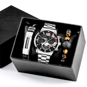 <span class=keywords><strong>Reloj</strong></span> Popular para Hombre de Moda y Negocios <span class=keywords><strong>con</strong></span> Brazalete Manecillas y Fecha <span class=keywords><strong>Reloj</strong></span> de Cuarzo Regalo Masculino - Product Image 3