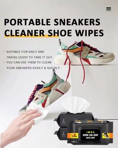 工厂批发一次性使用湿巾方便擦鞋清洁和去污ODM OEM欢迎 - Product Image 6