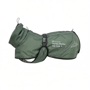 Abrigo Térmico para Mascotas, Talla S, Verde Oliva, Chaqueta Impermeable para Perro, Ropa de Invierno Cálida - Product Image 2