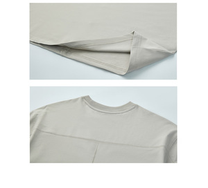 Camisetas Lisas al por Mayor, Camiseta Casual de Manga Corta para Hombre, de Alta Calidad, Verano, 260 g/m², Corte Cuadrado, Transpirable - Product Image 5