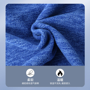 Autumn Winter Outdoor Fleece Balaclava Full Face Mask Windproof Warm Cycling Skiing Motorcycle Headgear Unisex 100 Polyester - Product Image 5