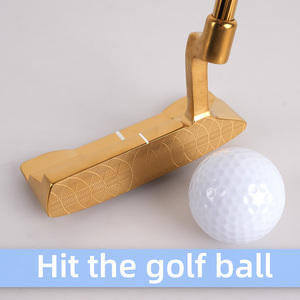 Prix d'usine, vente chaude, <span class=keywords><strong>putter</strong></span> de <span class=keywords><strong>golf</strong></span> en acier inoxydable, droitier, forgé, poignée en caoutchouc, personnalisable, dernier modèle - Product Image 3