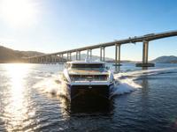 Grandsea AL-3200, catamaran de passagers en aluminium de 106 pieds, 300 places, bateau ferry à grande vitesse, moteur diesel, à vendre