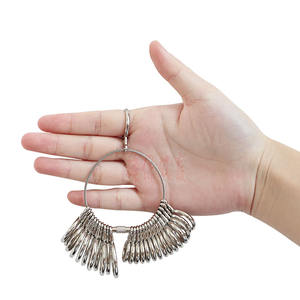 4 पीसी बनाने वाले गहने के लिए 4 आकार धातु की अंगूठी मैंड्रेल रिंग सिजर गेज के लिए 4 पीसी बनाने के लिए - Product Image 5