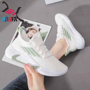 Zapatillas Deportivas Transpirables de Moda al por Mayor, Zapatillas Casuales con Cordones para Mujer - Product Image 3