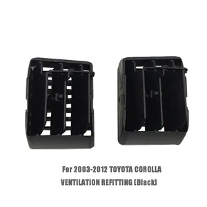 สำหรับ TOYOTA Corolla EX E120 ปี 2003-2012 ชุดติดตั้งช่องระบายอากาศ แผงครอบช่องแอร์รถยนต์ ชุดแต่งขอบครอบช่องแอร์ - Product Image 6
