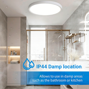 Lámpara de <span class=keywords><strong>Techo</strong></span> LED Empotrada de 9/12/15 Pulgadas, 18W/24W/30W Opcional, Panel Redondo de 5CCT, 2000LM 3000LM 4000LM Ra>80 para Sala de Estar - Product Image 5