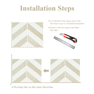 Pegatinas de Vinilo Impermeables con Efecto 3D para Azulejos, Adhesivo para Paredes, Decoración de Interiores - Product Image 4