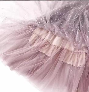 Ecowalson Jupe <span class=keywords><strong>tutu</strong></span> en maille à sequins étoiles féeriques pour femmes Jupe longue en tulle brillante à taille élastique - Product Image 6