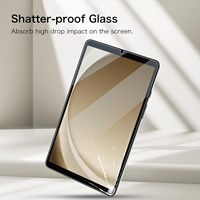 Pelindung layar Tablet Samsung, Tempered Glass bening antigores bebas gelembung untuk Samsung Galaxy Tab A11 8.7 ''2025 X130 X135 9H