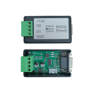 Two Way Transmission Wiegand26/34/48/66bit RFID Card Reader to RS232 signal Data <strong>Communication</strong> Converter RS232 Female Connector - Product Image 2