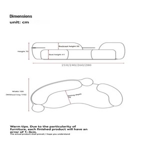 Hot Bán Bắc Âu Sáng Tạo Cao Cấp Cừu Nhung Hiện Đại Tối Giản Cong Đậu Sofa Cho Phòng Khách - Product Image 6