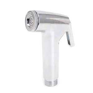 อุปกรณ์ห้องครัวห้องน้ำ ชุดฝักบัวฉีดชำระแบบพกพาพร้อมสายสแตนเลส - Product Image 4