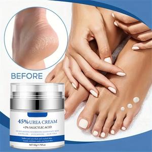 Crème de massage à l'huile de lavande et à l'urée, marque privée OEM, pour adoucir et hydrater les talons gercés, les mains sèches, les coudes exfoliés et les genoux rugueux - Product Image 2