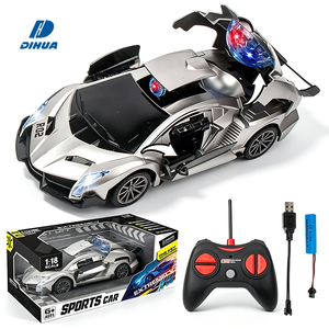 <span class=keywords><strong>Auto</strong></span> Giocattolo Trasformabile a Forma di Missile Scala 1/18, <span class=keywords><strong>Auto</strong></span> della Polizia Opaca con Telecomando, Giocattolo Deformabile con Luci - Product Image 1